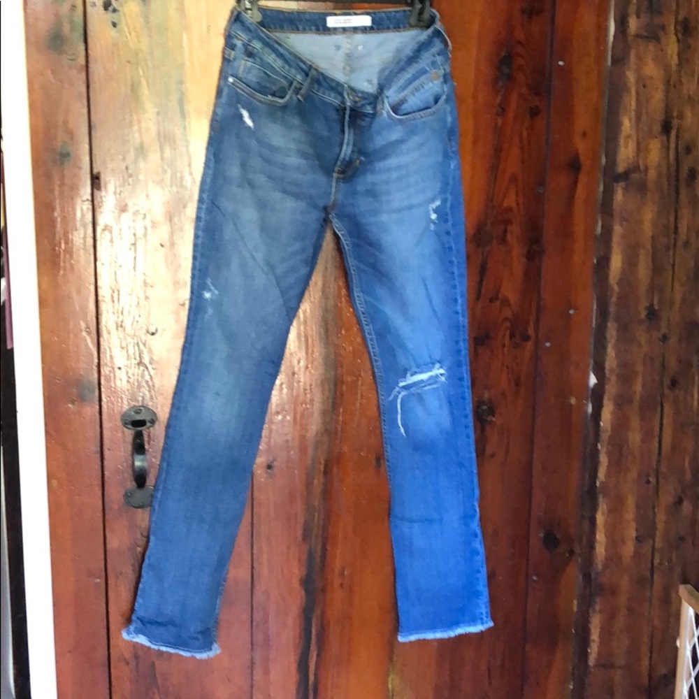 Zara ripper jeans